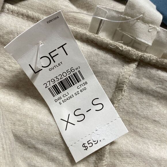 Loft Lounge Oversized Soft & Cozy kaftan Sleeve Casual Cowl Neck Top Oatmeal XS/ - Picture 10 of 11